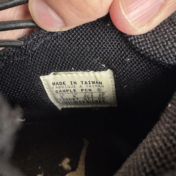 Vintage Jordan Sample Shoes Black 2001 Rare Men's Size9 Y2K‎ - Picture 9 of 11